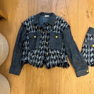 Ramy Brook Blue Denim Jacket - Part of Matching Set